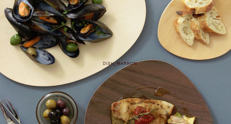 NPP - Wide Rim （ナチュラルプライウッドプレート - ワイドリム）Ｌ