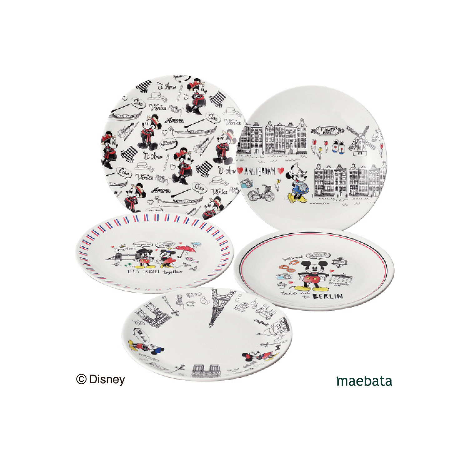 Disney ケーキ皿5枚セット | Disney(ディズニー)のプレゼント Disney ケーキ皿5枚セット | Disney(ディズニー)のプレゼント