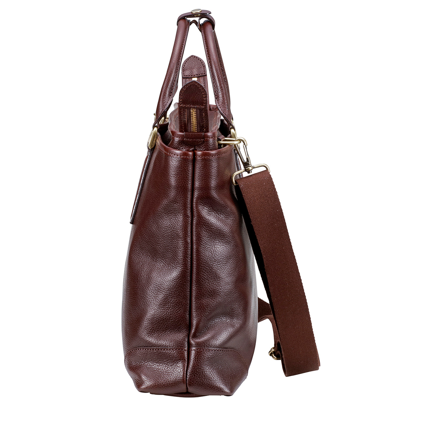 レザービジネス手提げトート