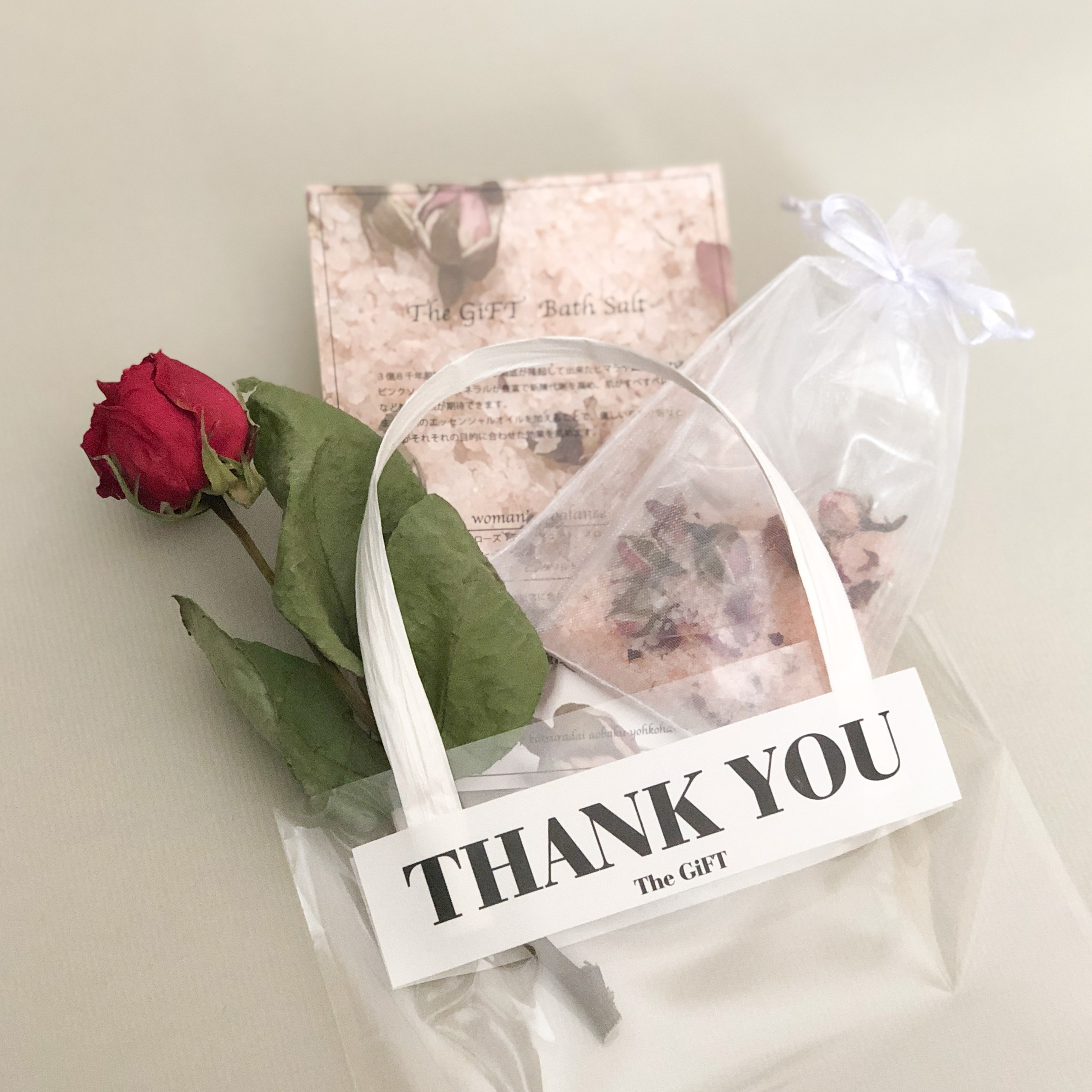THANK YOU BAG［ドライフラワー＆バスソルト］