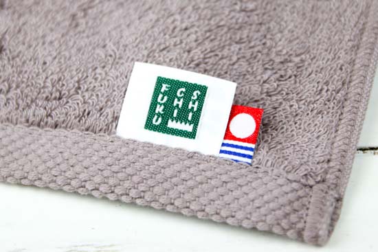 ハンドタオルライトグレー&フェイスタオルアルミグレー-モダンリゾート