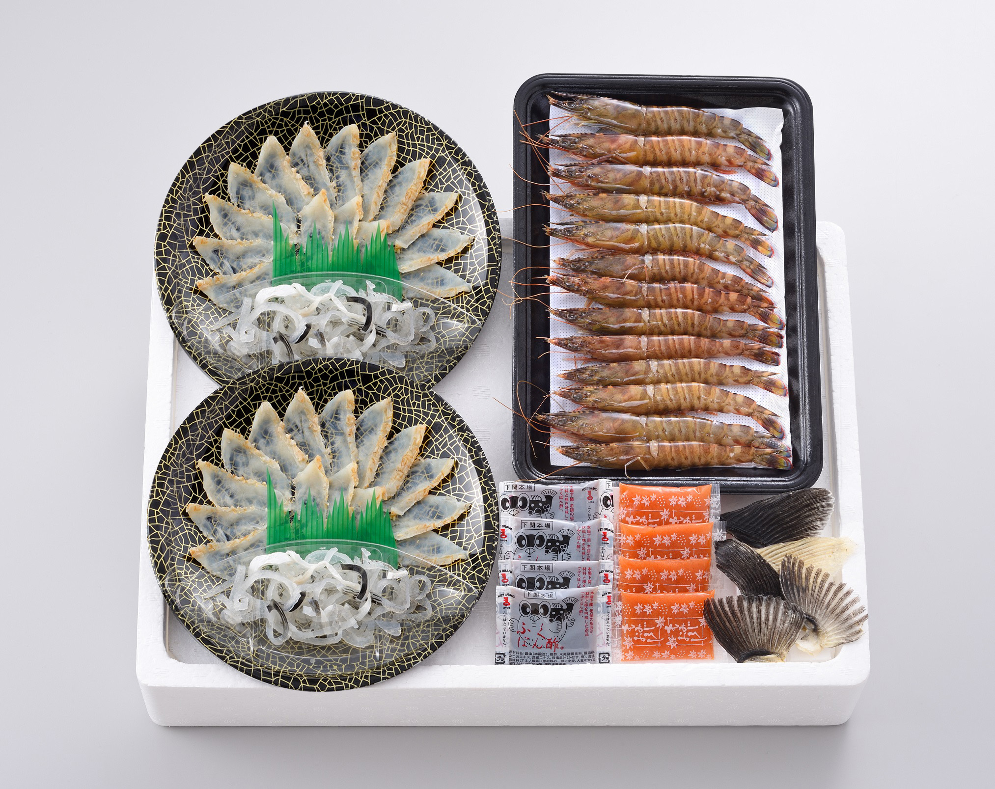 真ふくと車海老の福刺し詰合せ