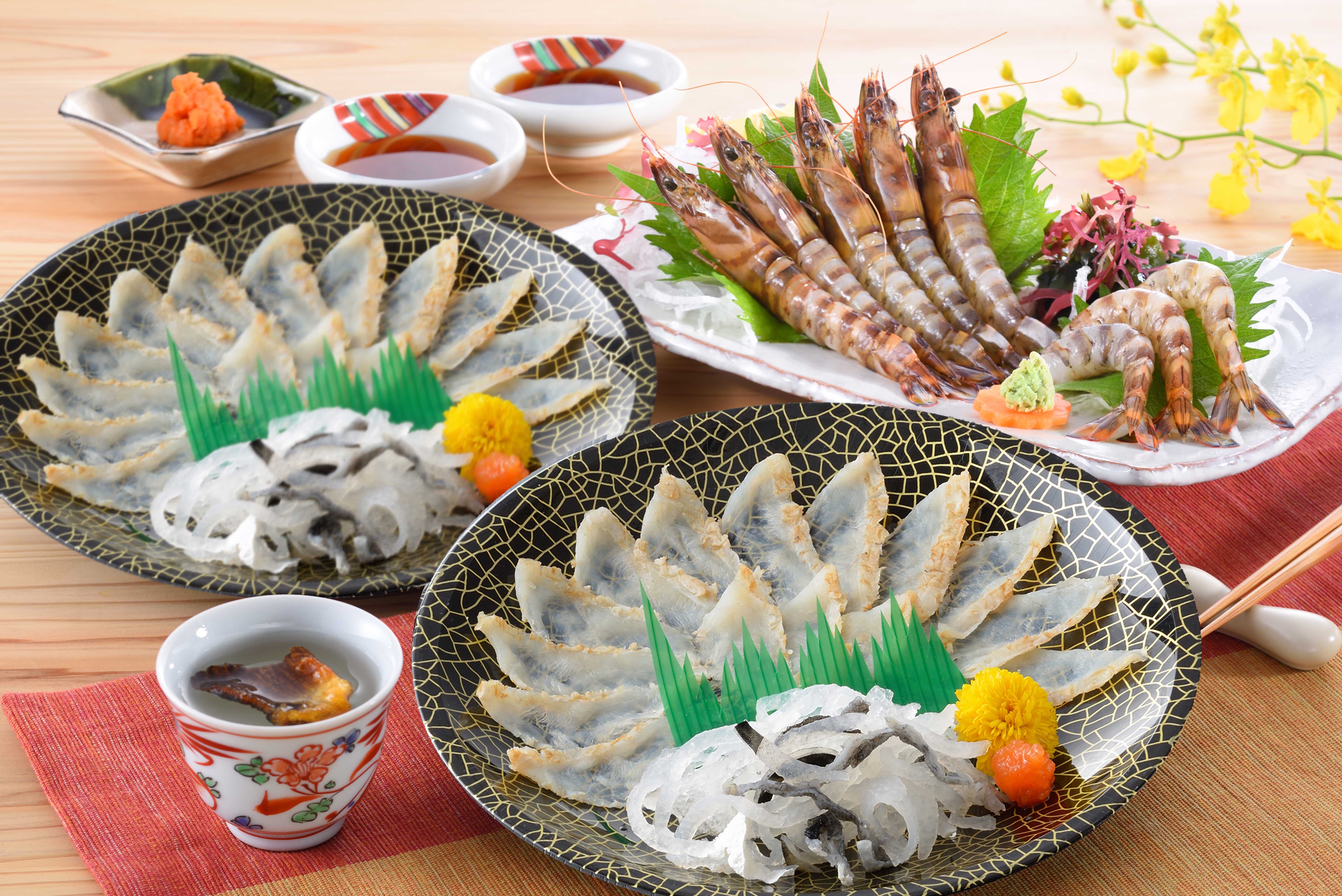 真ふくと車海老の福刺し詰合せ