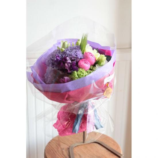 【季節の花束】ラウンドブーケ7000