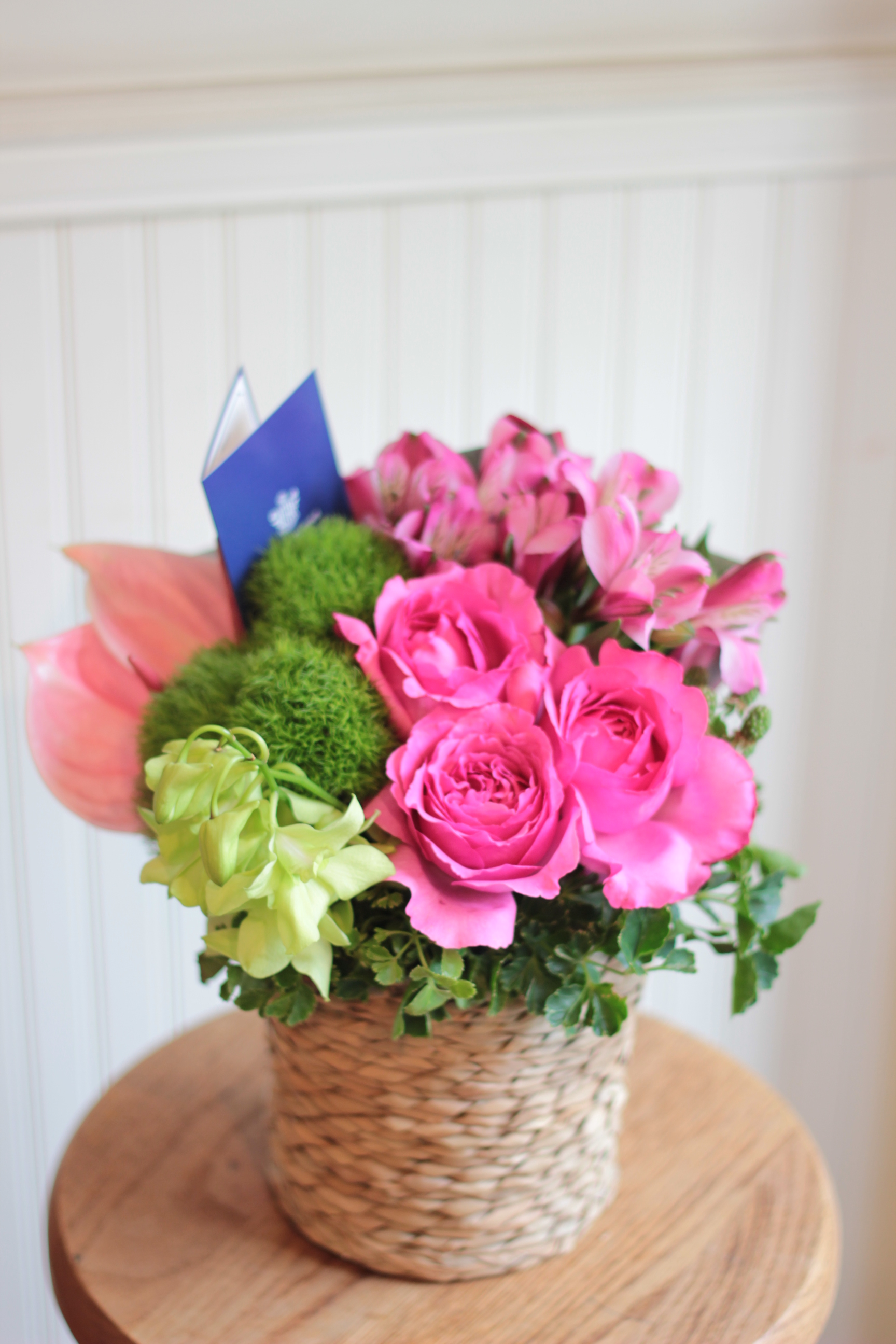 【季節のフラワーアレンジメント】ボールラウンド5000