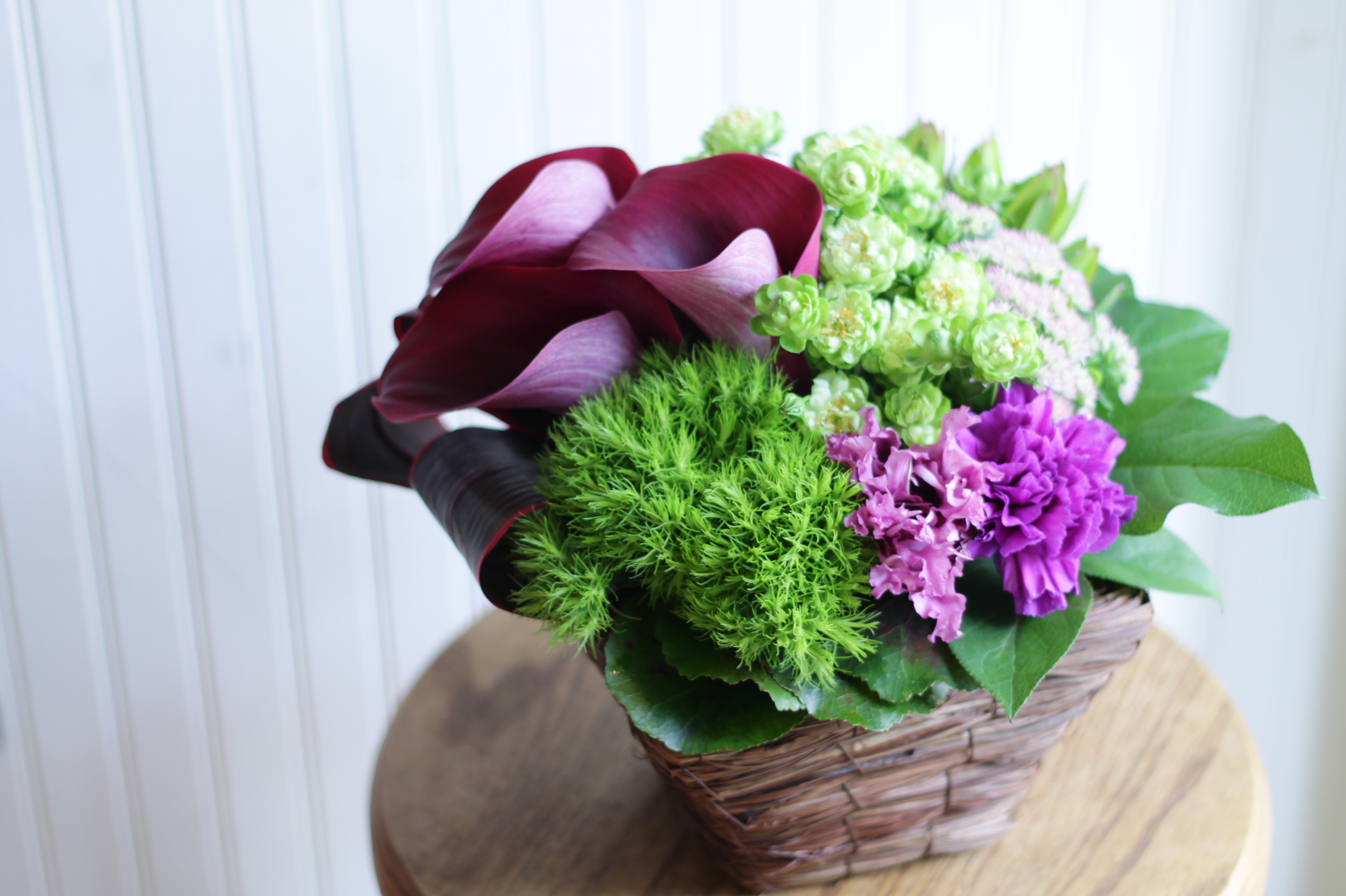 【季節のフラワーアレンジメント】ボールラウンド5000