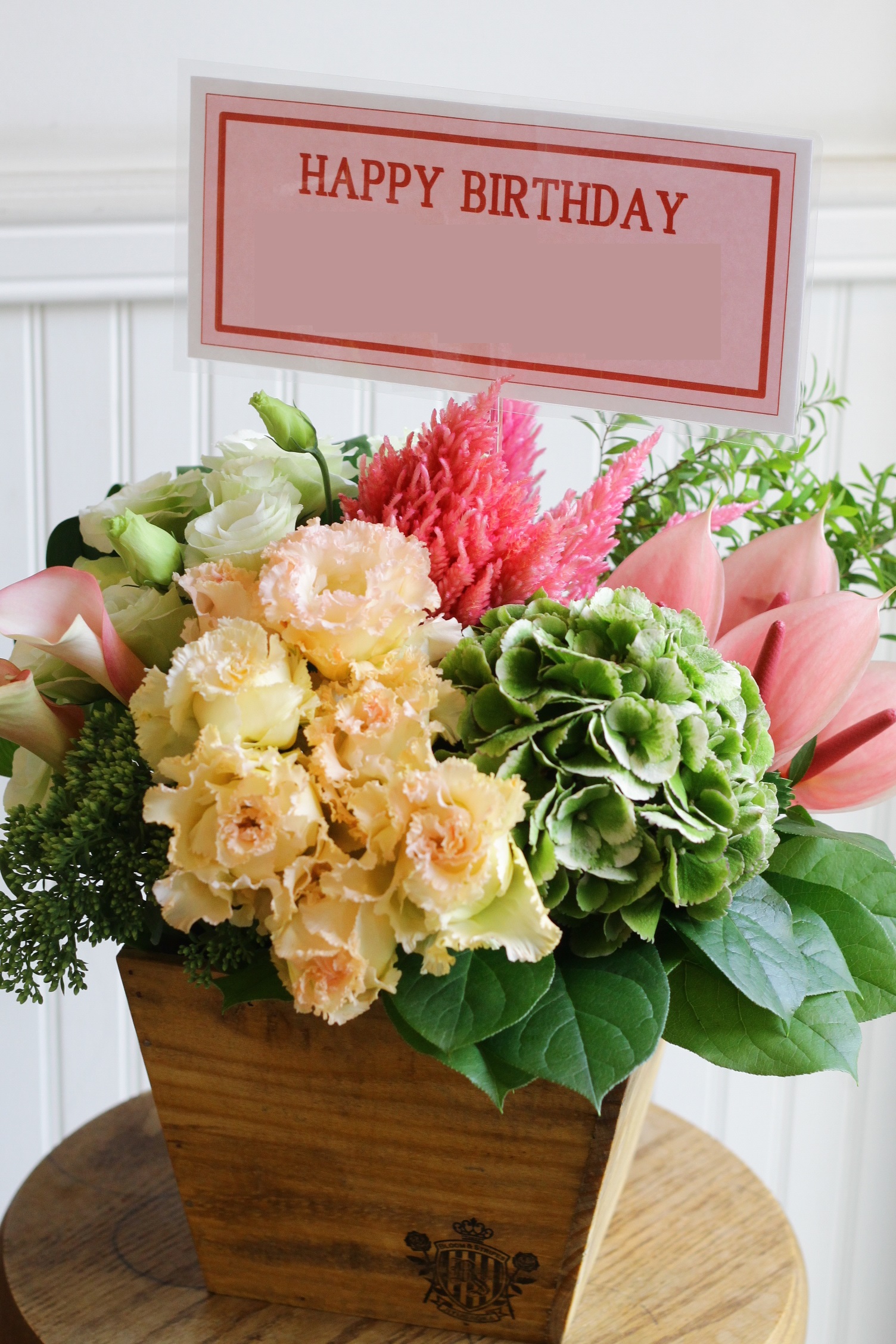 【季節のフラワーアレンジメント】ボールラウンド10000