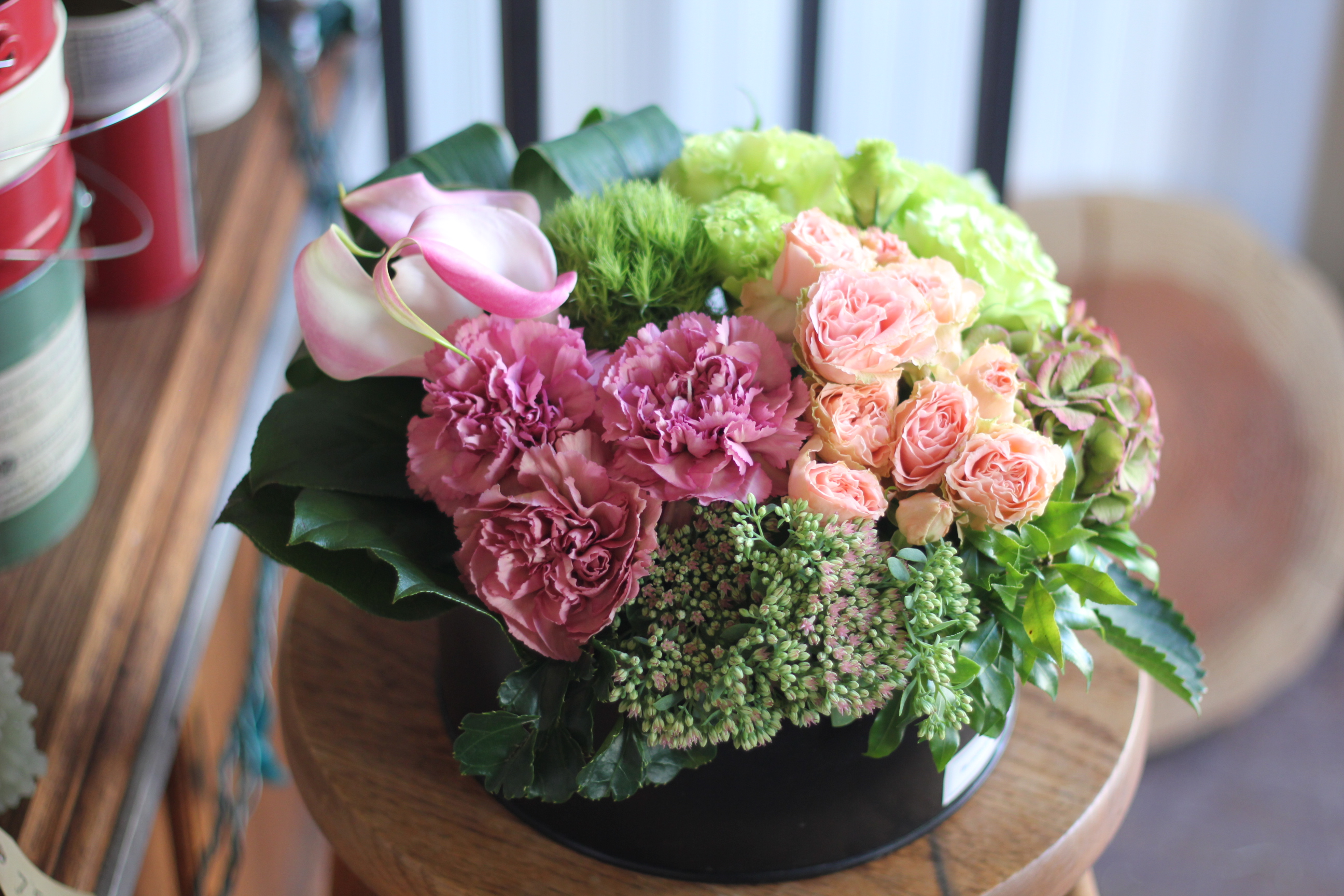 【季節のフラワーアレンジメント】ローラウンド7000