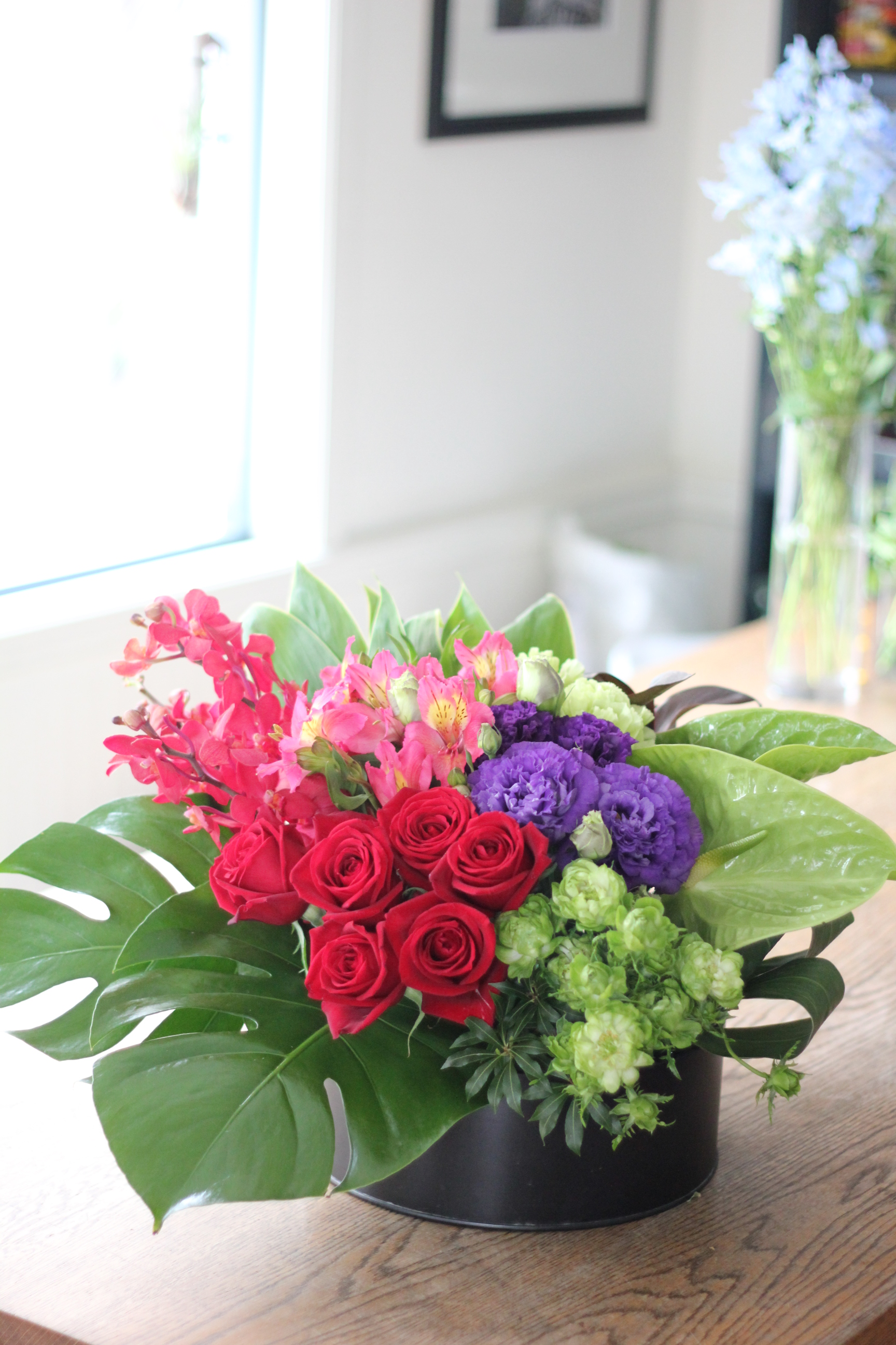 【季節のフラワーアレンジメント】ローラウンド7000