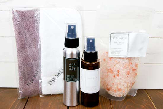 アロマボディーケアセット-ソルト、タオル2枚、coolcoolcool、Garden