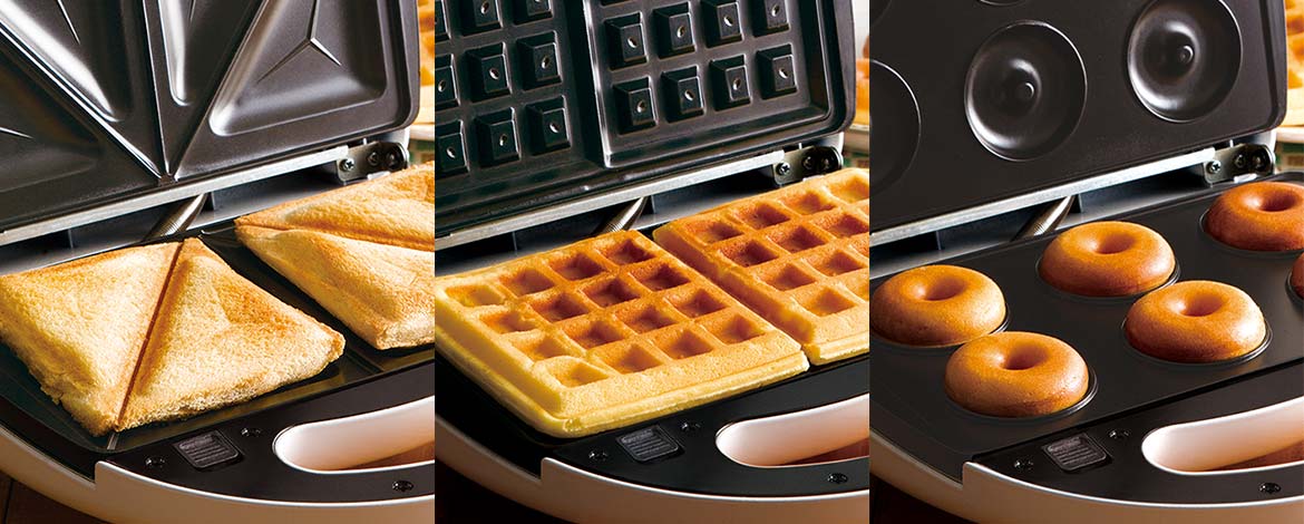 3 in 1 マルチ サンドメーカー