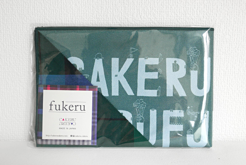 fukeru-眼鏡が拭けるハンカチ-check -Lサイズ