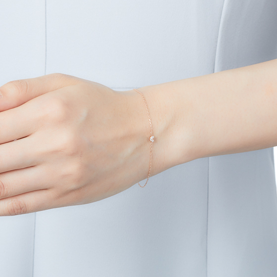 K10PG ダイヤモンド ブレスレット