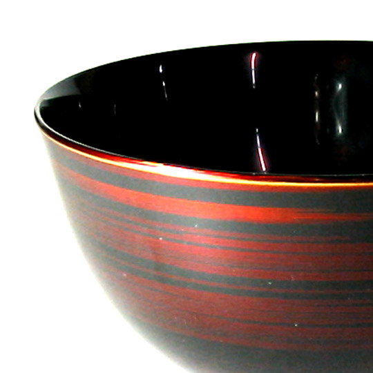 ペア大椀 白檀 彩波