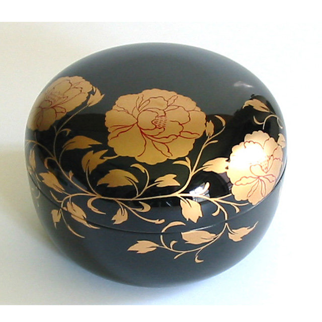 ボンボニエール 華唐草 黒