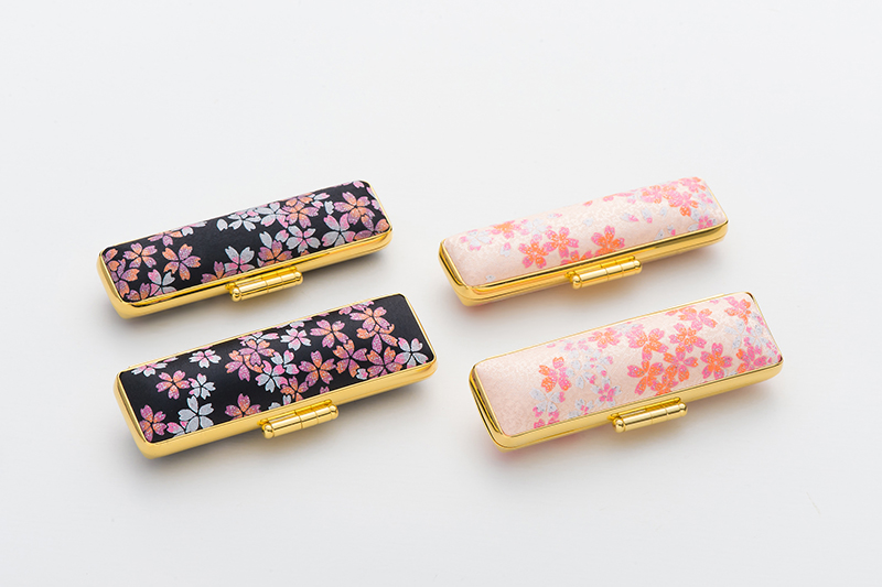 印鑑ケース　桜プリズム　15㎜専用