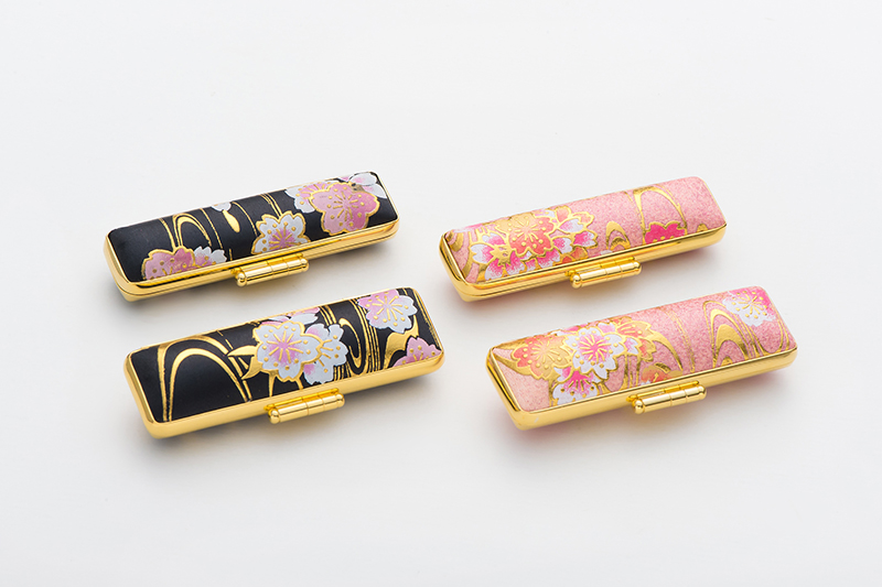 印鑑ケース　流水桜　15㎜専用