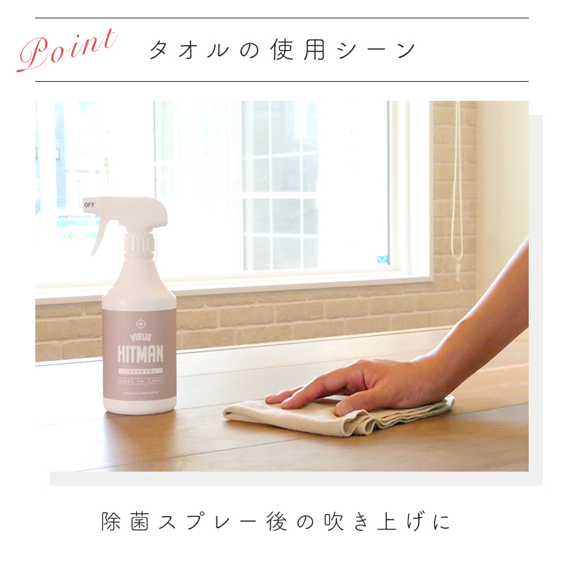 除菌スプレー・タオルセット