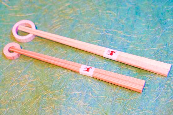 夫婦箸と箸置きのセット