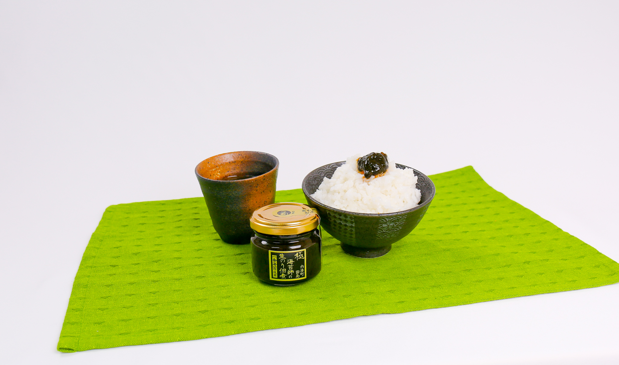 海苔師の生のり佃煮〈極〉3個セット桐箱入り