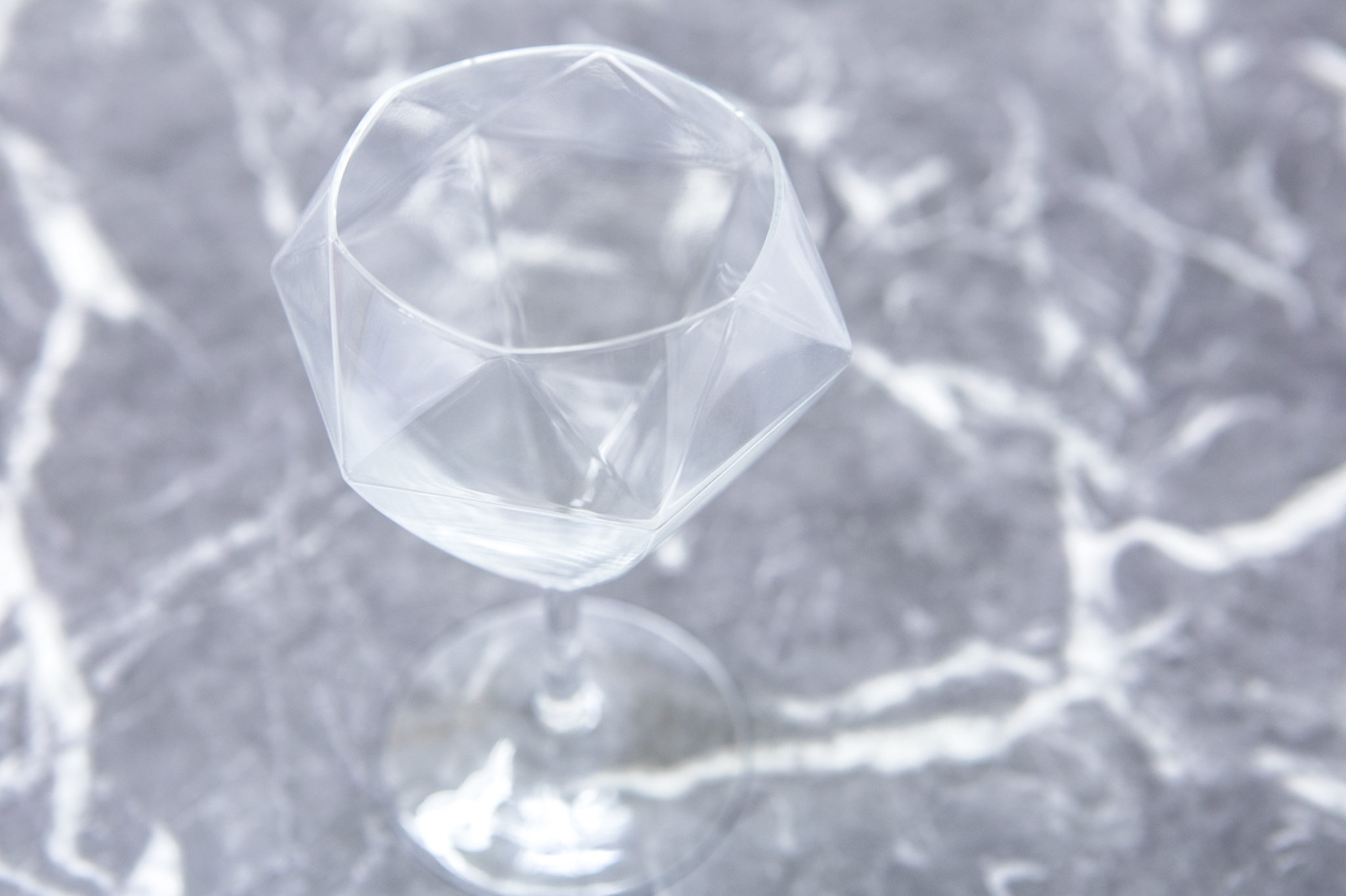 Diamond Glass-ワイングラス-ショートステムペア