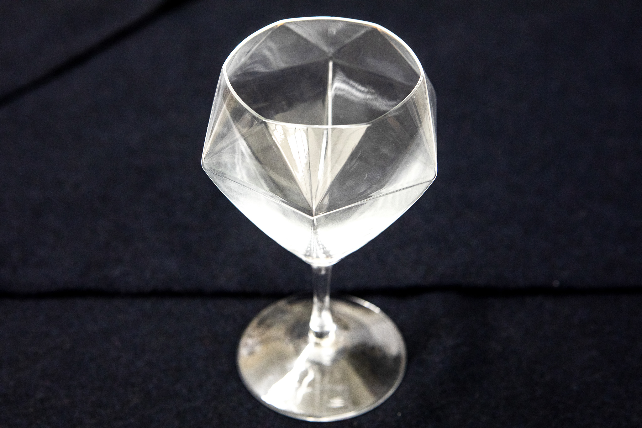 Diamond Glass-ワイングラス-ショートステムペア