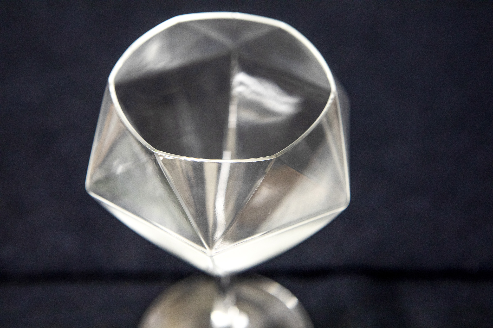 Diamond Glass-ワイングラス-ショートステムペア