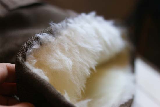 シャンブレークロスのウエストウォーマー-S～L対応