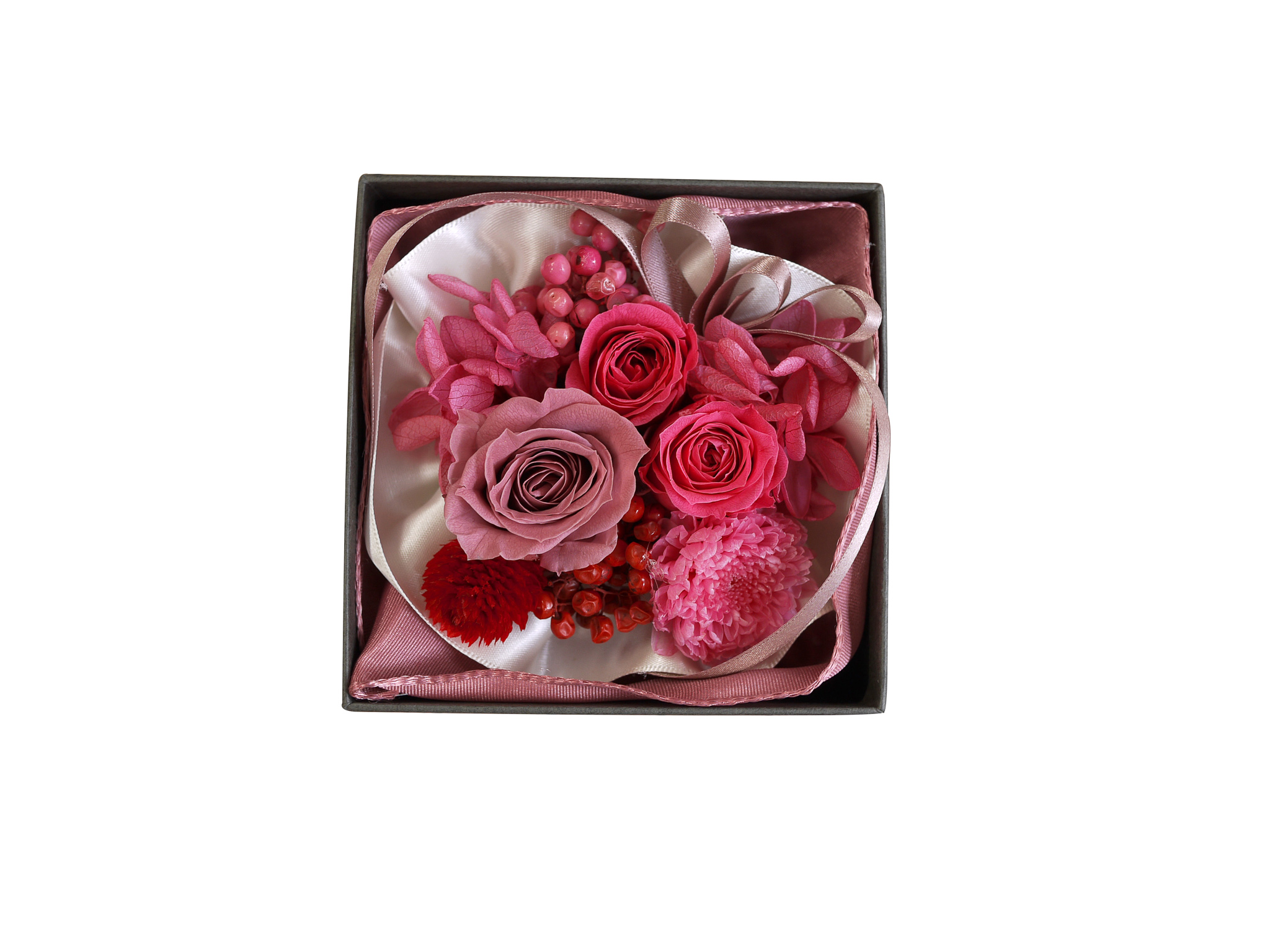 ボックスプリザーブドフラワー S