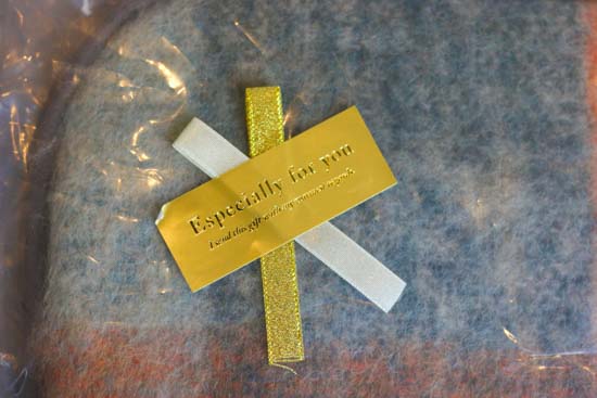 ACRYL/WOOL CHECK MINI MAT