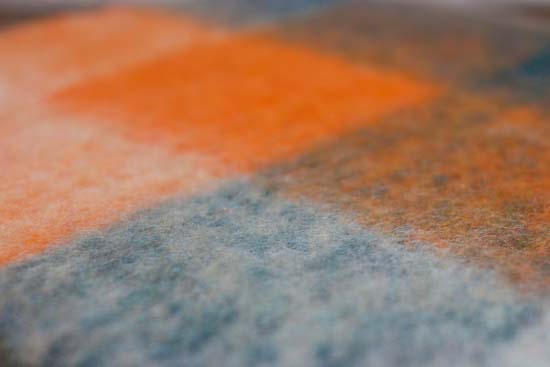 ACRYL/WOOL CHECK MINI MAT