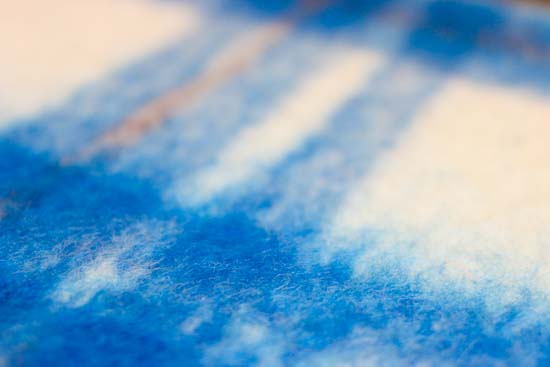 ACRYL/WOOL CHECK MINI MAT