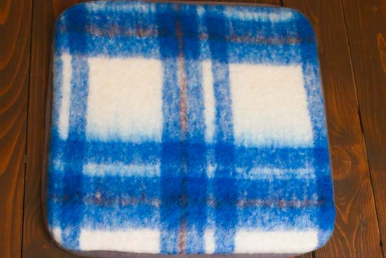 ACRYL/WOOL CHECK MINI MAT