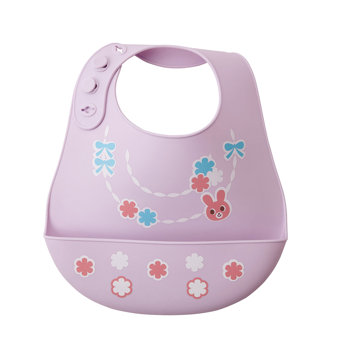 立体ポケット付きランチスタイ