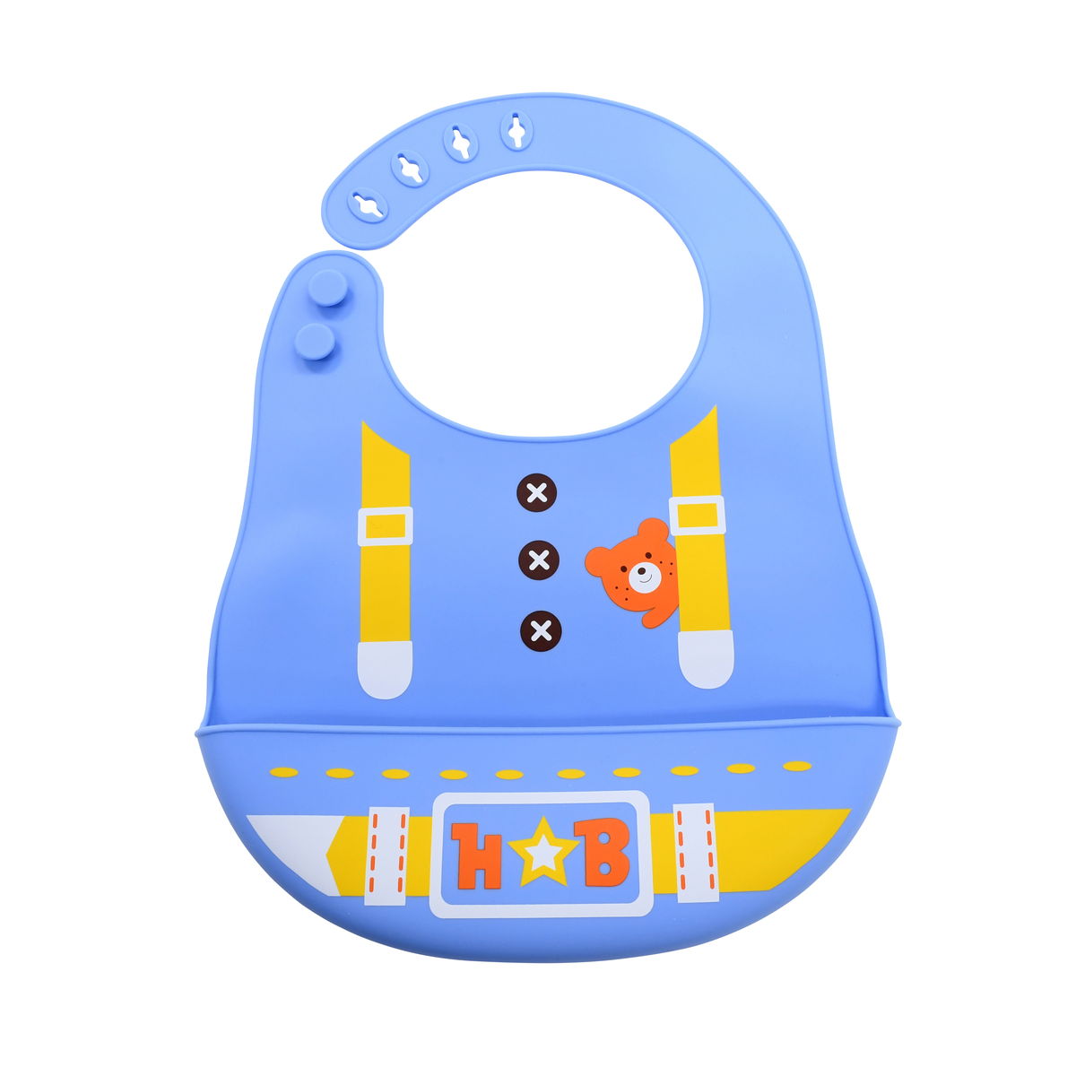 立体ポケット付きランチスタイ