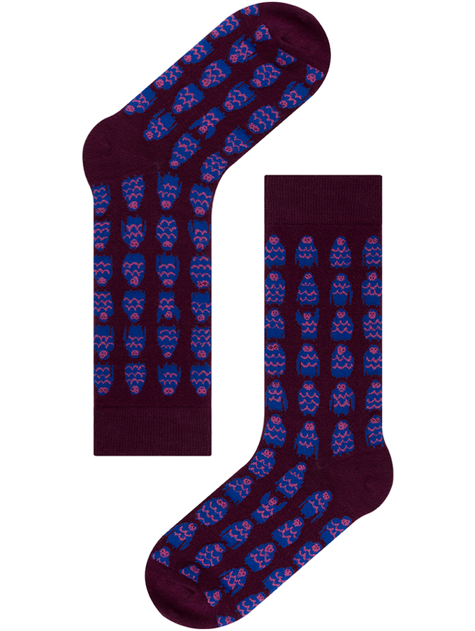 marimekkoデザイナー鈴木マサルコラボ ソックス 22.5-27.5cm ユニセックスフリーサイズ