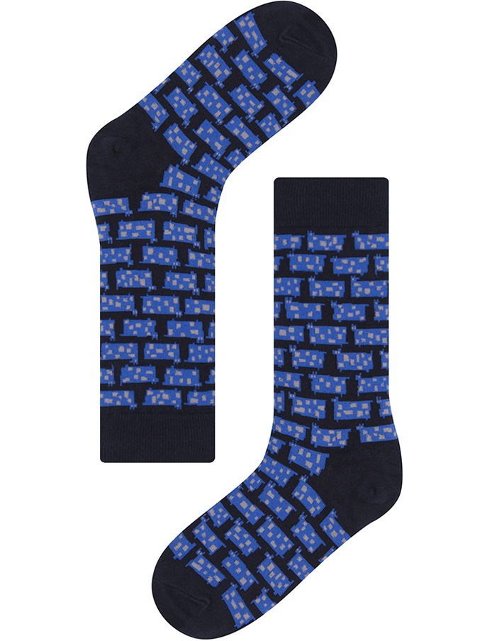 marimekkoデザイナー鈴木マサルコラボ ソックス 22.5-27.5cm ユニセックスフリーサイズ