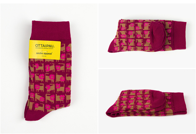 marimekkoデザイナー鈴木マサルコラボ ソックス 22.5-27.5cm ユニセックスフリーサイズ