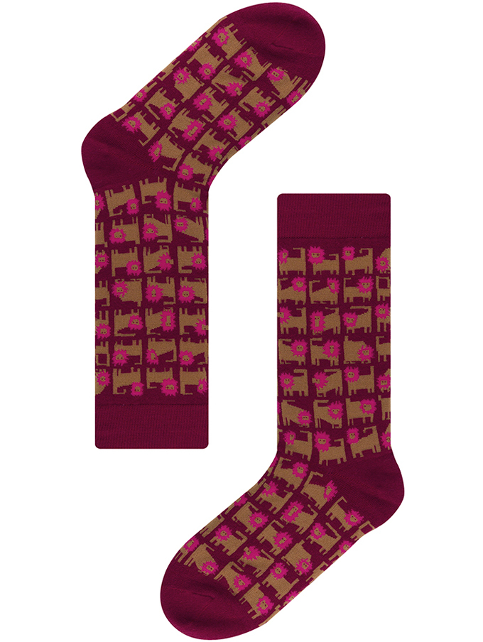 marimekkoデザイナー鈴木マサルコラボ ソックス 22.5-27.5cm ユニセックスフリーサイズ