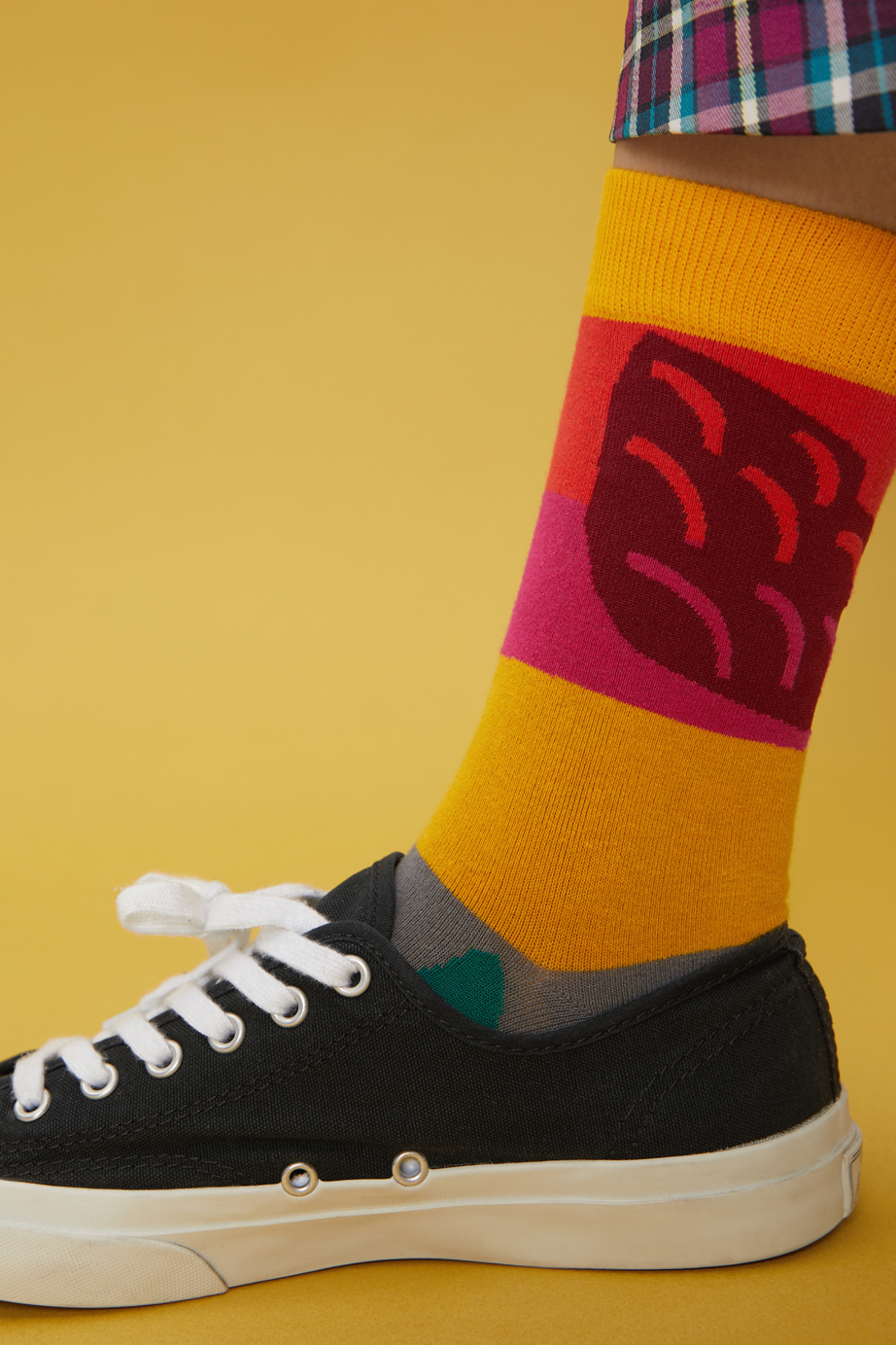 marimekkoデザイナー鈴木マサルコラボ ソックス 22.5-27.5cm ユニセックスフリーサイズ