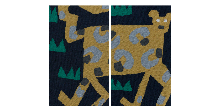 marimekkoデザイナー鈴木マサルコラボ ソックス 22.5-27.5cm ユニセックスフリーサイズ