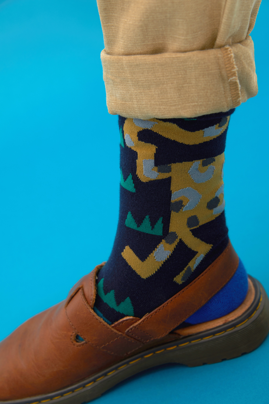 marimekkoデザイナー鈴木マサルコラボ ソックス 22.5-27.5cm ユニセックスフリーサイズ