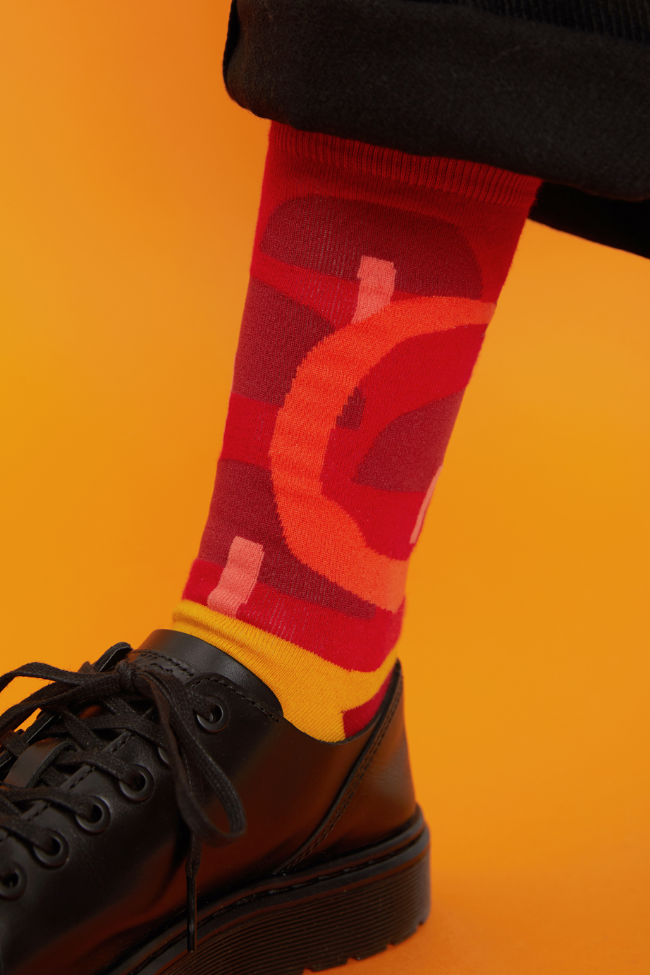 marimekkoデザイナー鈴木マサルコラボ ソックス 22.5-27.5cm ユニセックスフリーサイズ