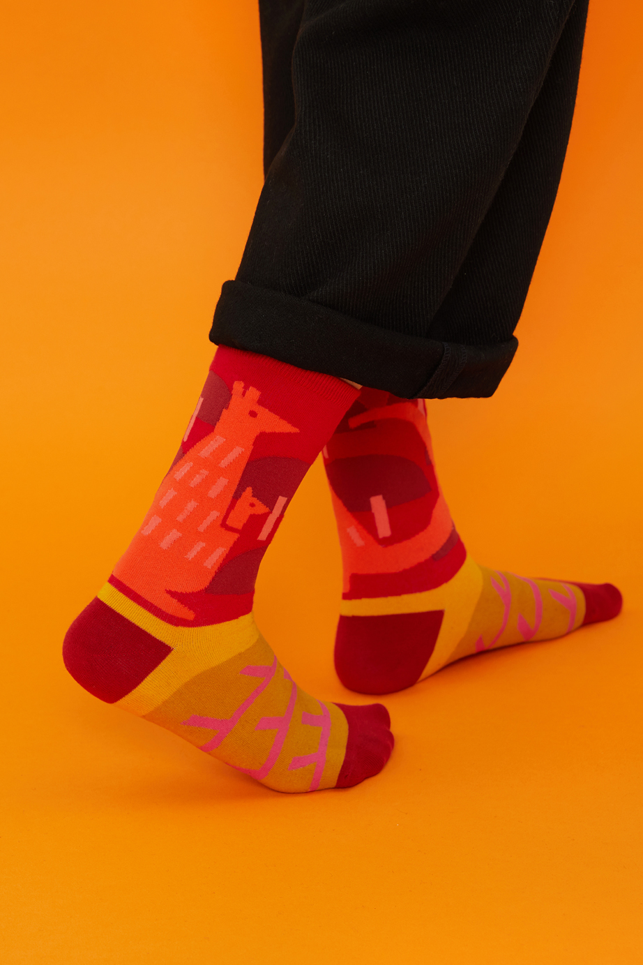 marimekkoデザイナー鈴木マサルコラボ ソックス 22.5-27.5cm ユニセックスフリーサイズ