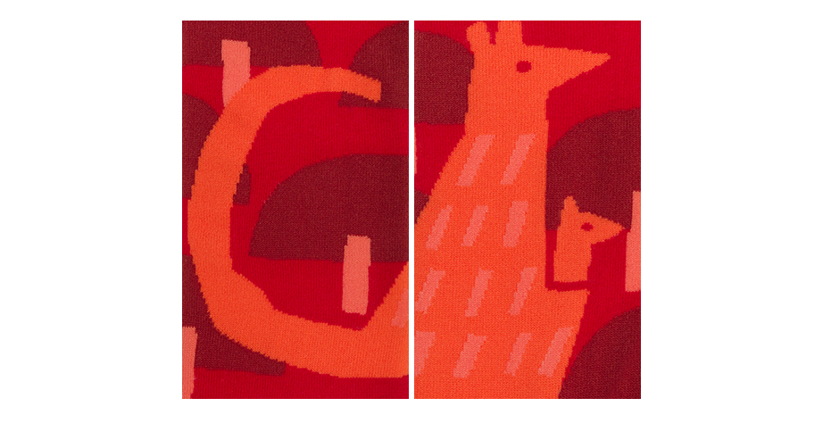 marimekkoデザイナー鈴木マサルコラボ ソックス 22.5-27.5cm ユニセックスフリーサイズ