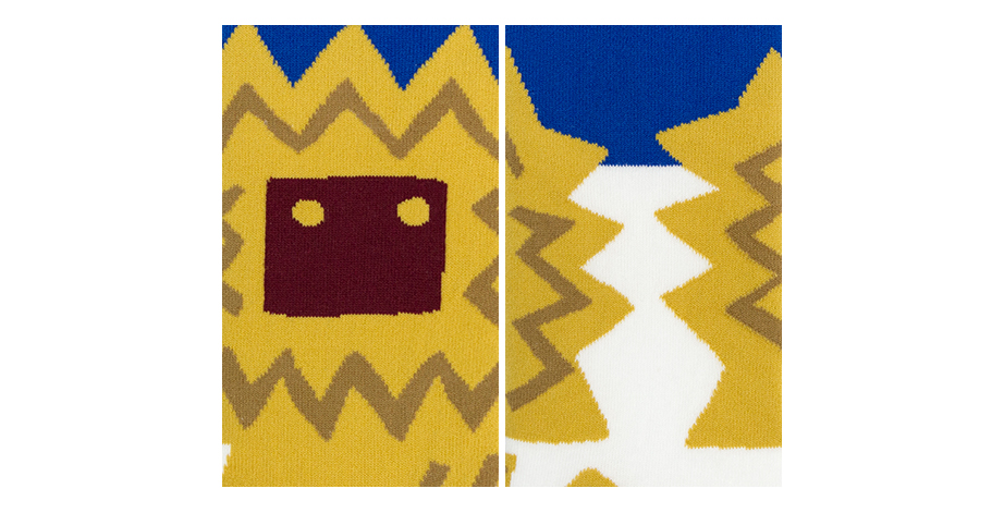 marimekkoデザイナー鈴木マサルコラボ ソックス 22.5-27.5cm ユニセックスフリーサイズ