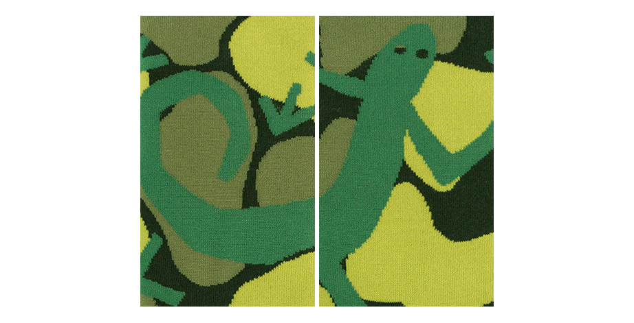 marimekkoデザイナー鈴木マサルコラボ ソックス 22.5-27.5cm ユニセックスフリーサイズ