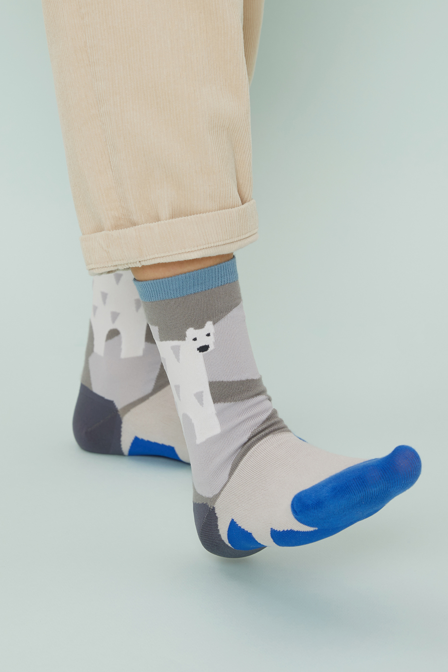 marimekkoデザイナー鈴木マサルコラボ ソックス 22.5-27.5cm ユニセックスフリーサイズ