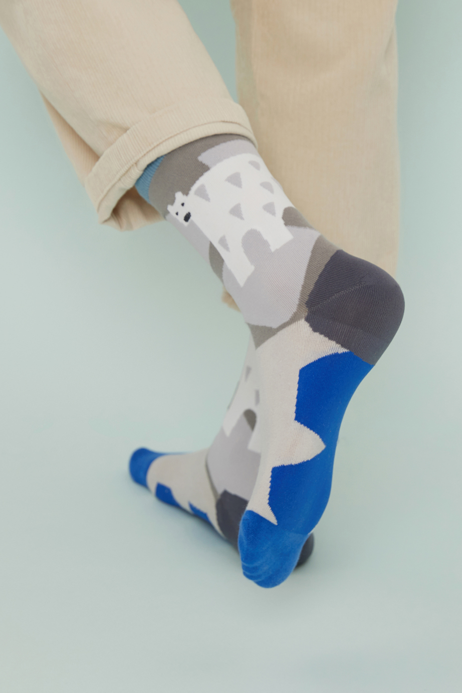 marimekkoデザイナー鈴木マサルコラボ ソックス 22.5-27.5cm ユニセックスフリーサイズ