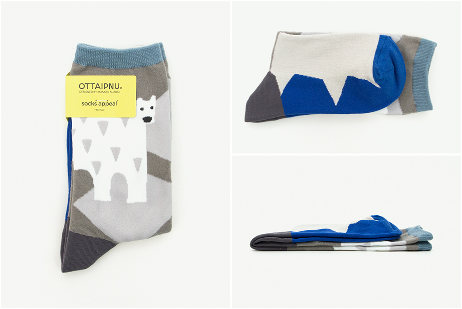 marimekkoデザイナー鈴木マサルコラボ ソックス 22.5-27.5cm ユニセックスフリーサイズ